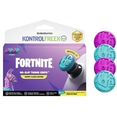 KontrolFreek SteelSeries KF Fortnite® No-Slip Thumb Grips™ – Edición Supply Llama Fortnite® No-Slip Thumb Grips™ – Edición Supply Llama para PS4, PS5, Xbox One y Series X S, Nintendo Switch KontrolFreek SteelSeries KF Fortnite® No-Slip Thumb Grips™ – Edición Supply Llama Fortnite® No-Slip Thumb Grips™ – Edición Supply Llama para PS4, PS5, Xbox One y Series X S, Nintendo Switch