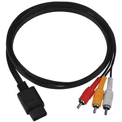 Retrogame Cable AV Composite SNES/Gamecube/N64/GC GAMECUBE NINTENDO 64 SNES GC N64 SUPER NINTENDO Retrogame Cable AV Composite SNES/Gamecube/N64/GC GAMECUBE NINTENDO 64 SNES GC N64 SUPER NINTENDO