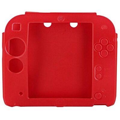 OSTENT Funda Protectora de Gel de Silicona con protección Completa Compatible con la Consola Nintendo 2DS Color Rojo OSTENT Funda Protectora de Gel de Silicona con protección Completa Compatible con la Consola Nintendo 2DS Color Rojo