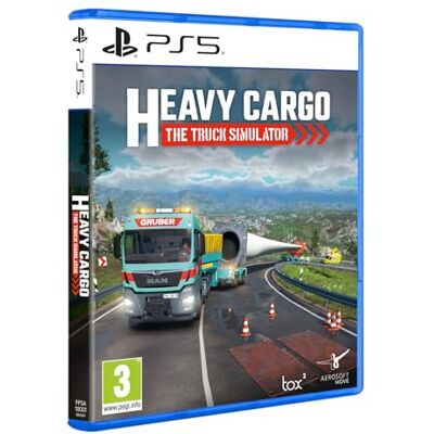 Aerosoft Heavy Cargo The Truck Simulator (PS5) Realistische LKW- & Schwertransport Simulation mit Open World, MAN Trucks, Remote Play & Mehrsprachig Aerosoft Heavy Cargo The Truck Simulator (PS5) Realistische LKW- & Schwertransport Simulation mit Open World, MAN Trucks, Remote Play & Mehrsprachig