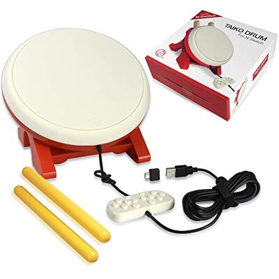 OSTENT Tambor Controlador Baquetas for Nintendo Switch Consola Taiko No Tatsujin Master Videojuegos OSTENT Tambor Controlador Baquetas for Nintendo Switch Consola Taiko No Tatsujin Master Videojuegos