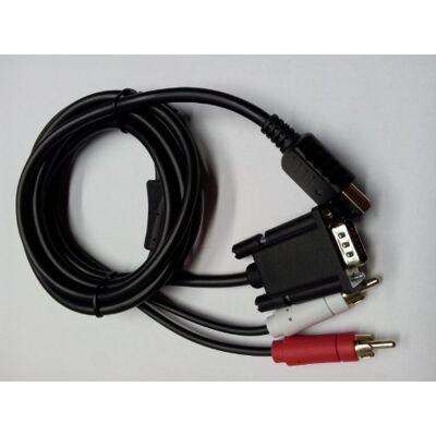 Sintech Cable VGA HD cable del monitor con RCA de sonido compatible con Sega Dreamcast PAL/NTSC Sintech Cable VGA HD cable del monitor con RCA de sonido compatible con Sega Dreamcast PAL/NTSC