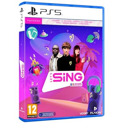 Koch Media Videojuego Playstation 5 Let's Sing 2025 (FR) Marca EAN: 4020628582326 Koch Media Videojuego Playstation 5 Let's Sing 2025 (FR) Marca EAN: 4020628582326