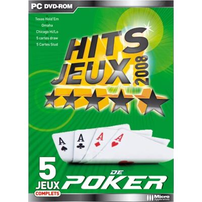 Diverse Hits Jeux 2008 5 Jeux de Poker Neuf Diverse Hits Jeux 2008 5 Jeux de Poker Neuf