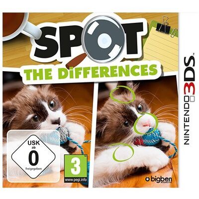 Bigben Interactive Newave Italia Sw 3Ds 3DGSP009 Spot The Difference Bigben Interactive Newave Italia Sw 3Ds 3DGSP009 Spot The Difference