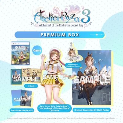 Reef Entertainment Atelier Ryza 3: Alchemist of the End & the Secret Key PREMIUM BOX (PS5) Reef Entertainment Atelier Ryza 3: Alchemist of the End & the Secret Key PREMIUM BOX (PS5)