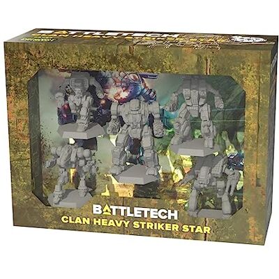 Catalyst Game Labs BattleTech: Clan Heavy Striker Star Miniature Game Catalyst Game Labs BattleTech: Clan Heavy Striker Star Miniature Game