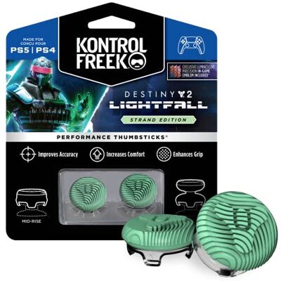 KontrolFreek Destiny 2: Lightfall Performance Thumbsticks para PlayStation 4 (PS4) y PlayStation 5 (PS5) 1 altura alta, 1 altura media KontrolFreek Destiny 2: Lightfall Performance Thumbsticks para PlayStation 4 (PS4) y PlayStation 5 (PS5) 1 altura alta, 1 altura media