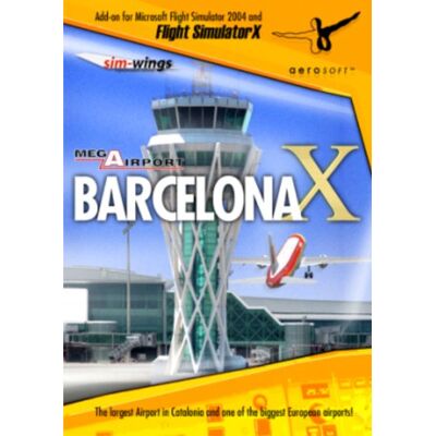 Aerosoft Extension de Flight Simulator Mega Airport Barcelona PC FS-X y 2004, en Español Aerosoft Extension de Flight Simulator Mega Airport Barcelona PC FS-X y 2004, en Español