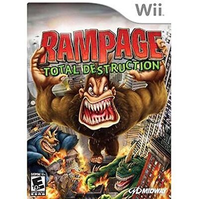 MIDWAY Rampage: Total Destruction Nintendo Wii by Warner Bros MIDWAY Rampage: Total Destruction Nintendo Wii by Warner Bros