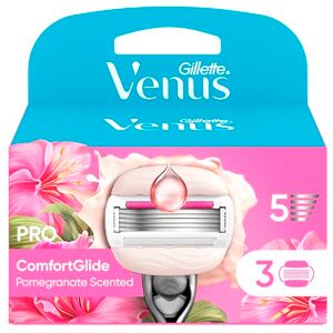 Gillette Venus Pro Comfortglide Tropical Cuchillas del Sistema - Cuchillas de Afeitar Gillette Venus Pro Comfortglide Tropical Cuchillas del Sistema - Cuchillas de Afeitar