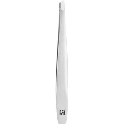 ZWILLING Pinzas anguladas (depilación de cejas, eliminación de astillas, afiladas a mano, puntas rugosas, hipoalergénicas), Premium, plata, 90 mm ZWILLING Pinzas anguladas (depilación de cejas, eliminación de astillas, afiladas a mano, puntas rugosas, hipoalergénicas), Premium, plata, 90 mm