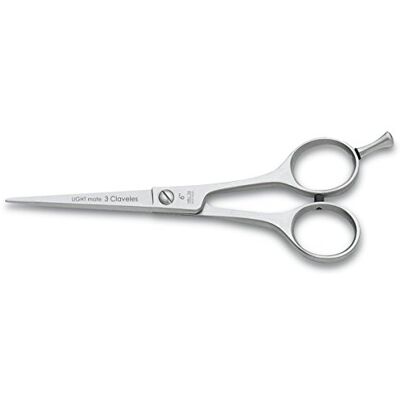 3 Claveles Tijera De Corte para Barbería de 6" micordentada acero inoxidable para cortar cabello 3 Claveles Tijera De Corte para Barbería de 6" micordentada acero inoxidable para cortar cabello