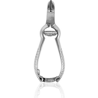 Casalfe Alicate pedicura acero inoxidable Con muelle de doble pletina que proporciona un corte seguro y preciso Casalfe Alicate pedicura acero inoxidable Con muelle de doble pletina que proporciona un corte seguro y preciso
