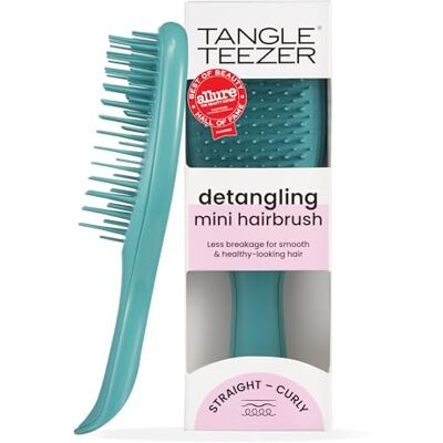 Tangle Teezer Mini Ultimate Detangler Cepillo Desenredante Mini para Pelo Seco y Mojado Apto para Todo Tipo de Cabello Perfecto para Niños y Viajes verde azulado Tangle Teezer Mini Ultimate Detangler Cepillo Desenredante Mini para Pelo Seco y Mojado Apto para Todo Tipo de Cabello Perfecto para Niños y Viajes verde azulado