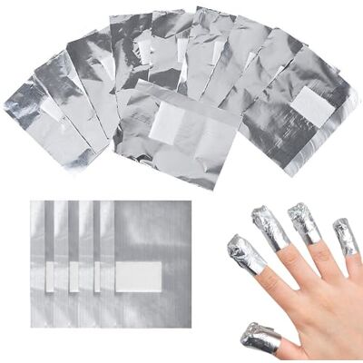 Yoezuo 200 piezas Quitaesmalte de Papel de Aluminio Almohadilla para Quitar Esmalte de Uñas, Herramienta Conveniente para Quitar Esmalte de Uñas con Toallitas de Algodón Yoezuo 200 piezas Quitaesmalte de Papel de Aluminio Almohadilla para Quitar Esmalte de Uñas, Herramienta Conveniente para Quitar Esmalte de Uñas con Toallitas de Algodón