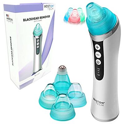 Boston Tech Limpiador Facial Poros Removedor de puntos negros Ultima Tecnología Succionador de impurezas 4 Cabezales intercambiables, 3 niveles de potencia. Cargador USB. Tecnología Lumino Belleza Modelo BE107 Boston Tech Limpiador Facial Poros Removedor de puntos negros Ultima Tecnología Succionador de impurezas 4 Cabezales intercambiables, 3 niveles de potencia. Cargador USB. Tecnología Lumino Belleza Modelo BE107