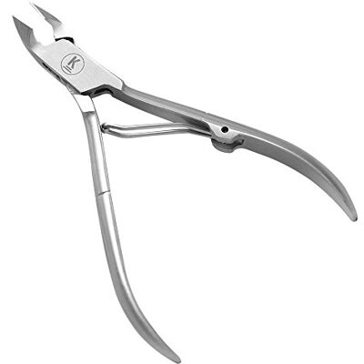 K-Pro alicate profesional para cutículas inox 10,4 cm manicura pedicura Retira cutículas secas con precisión, ofrece agarre seguro y deja manos y pies cuidados en casa o salón K-Pro alicate profesional para cutículas inox 10,4 cm manicura pedicura Retira cutículas secas con precisión, ofrece agarre seguro y deja manos y pies cuidados en casa o salón
