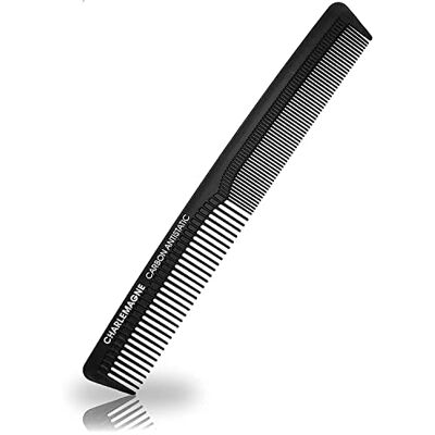 Charlemagne Peine Hombre – Carbono Premium Irrompible Antiestático De Doble Cara – Para Cabello Y Barba – Peinado Diario, Apto También Para Mujeres Charlemagne Peine Hombre – Carbono Premium Irrompible Antiestático De Doble Cara – Para Cabello Y Barba – Peinado Diario, Apto También Para Mujeres