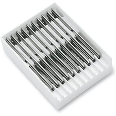 3 Claveles Paquete de 10 Cuchillas para navaja ergonómica 3 Claveles Paquete de 10 Cuchillas para navaja ergonómica