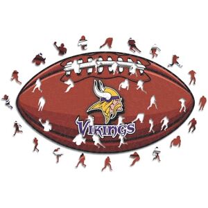 Iconic Puzzles Minnesota Vikings, Logo, Rompecabezas de Madera con Licencia Oficial de la NFL, 100% sostenible, Regalo para Adultos y niños, Talla L, 500 Piezas Iconic Puzzles Minnesota Vikings, Logo, Rompecabezas de Madera con Licencia Oficial de la NFL, 100% sostenible, Regalo para Adultos y niños, Talla L, 500 Piezas