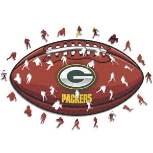 Iconic Puzzles Green Bay Packers, Logo, Rompecabezas de Madera con Licencia Oficial de la NFL, 100% sostenible, Regalo para Adultos y niños, Talla L, 500 Piezas Iconic Puzzles Green Bay Packers, Logo, Rompecabezas de Madera con Licencia Oficial de la NFL, 100% sostenible, Regalo para Adultos y niños, Talla L, 500 Piezas