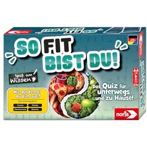 noris So fit BIST du, el Juego Familiar Divertido para casa o de Viaje, para 1-6 Jugadores a Partir de 8 años noris So fit BIST du, el Juego Familiar Divertido para casa o de Viaje, para 1-6 Jugadores a Partir de 8 años