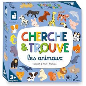 Janod Mi Primer Busca y Encuentra Los Animales Juego de Mesa para Niños Juego de Observación Desde los 3 Años, Janod Mi Primer Busca y Encuentra Los Animales Juego de Mesa para Niños Juego de Observación Desde los 3 Años,
