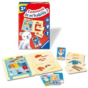 Ravensburger Juego Educativo ¿Cómo me Visto? Observación, manipulación, lenguaje Desarrollo de la autonomía Rompecabezas de la Primera Infancia A Partir de los 2 años Ravensburger Juego Educativo ¿Cómo me Visto? Observación, manipulación, lenguaje Desarrollo de la autonomía Rompecabezas de la Primera Infancia A Partir de los 2 años