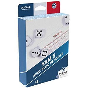 La Ducale Ducale, el juego francés Yams-Dés y bloc de puntuaciones Yam's-Juego de viaje, , color/modelo surtido La Ducale Ducale, el juego francés Yams-Dés y bloc de puntuaciones Yam's-Juego de viaje, , color/modelo surtido