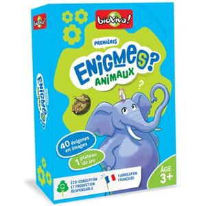 BIOVIVA EDITIONS Animales Mis Primeros Adivina la respuesta lo más rápido posible gracias a las pistas. Juego de cartas-Colección Enigmes-1 a 4 jugadores-3 años-Fabricado en Francia, 200493, Talla única BIOVIVA EDITIONS Animales Mis Primeros Adivina la respuesta lo más rápido posible gracias a las pistas. Juego de cartas-Colección Enigmes-1 a 4 jugadores-3 años-Fabricado en Francia, 200493, Talla única