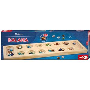 noris 606101981 Deluxe Kalaha Juego de Piedras Preciosas (6 años, Tablero de 43 cm, Madera de Pino, a Partir de 2 Jugadores) noris 606101981 Deluxe Kalaha Juego de Piedras Preciosas (6 años, Tablero de 43 cm, Madera de Pino, a Partir de 2 Jugadores)