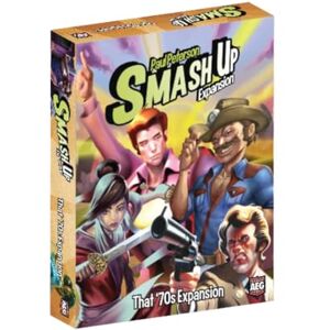 AEG Alderac Entertainment Group Smash Up That 70s Expansion Card Game for 2 Tot 4 Players in English Standalone Expansion Ages 14+ AEG Alderac Entertainment Group Smash Up That 70s Expansion Card Game for 2 Tot 4 Players in English Standalone Expansion Ages 14+