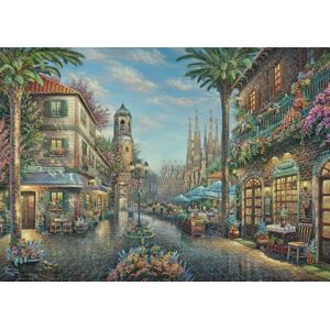 Schmidt Spiele Thomas Kinkade -Puzzle (1000 Piezas), diseño de café Callejero español, Multicolor () Schmidt Spiele Thomas Kinkade -Puzzle (1000 Piezas), diseño de café Callejero español, Multicolor ()