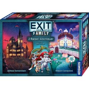 Brand, Inka Exit® – El Juego Family, Dos Aventuras de Rompecabezas Castillo Gemeinstein + Mission Candyland, Escape Room Juego para la Familia, Exit Game Familia y niños a Partir de 8 años Brand, Inka Exit® – El Juego Family, Dos Aventuras de Rompecabezas Castillo Gemeinstein + Mission Candyland, Escape Room Juego para la Familia, Exit Game Familia y niños a Partir de 8 años