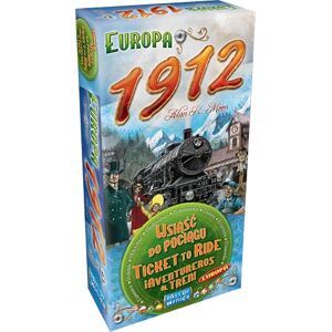 Days of Wonder Aventureros al Tren Europa 1912, Expansión, Juego de Mesa, A Partir de 8 Años, De 2 a 5 Jugadores, 30-60 Minutos por Partida, Multilenguaje, Incluye Español Days of Wonder Aventureros al Tren Europa 1912, Expansión, Juego de Mesa, A Partir de 8 Años, De 2 a 5 Jugadores, 30-60 Minutos por Partida, Multilenguaje, Incluye Español