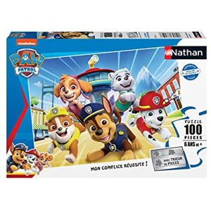NATHAN Puzle Infantil 100 Piezas Las Aventuras de La Patrulla Canina Niña o niño a Partir de 6 años Puzle Cartón Grueso y Duradero Acción y Aventura NATHAN Puzle Infantil 100 Piezas Las Aventuras de La Patrulla Canina Niña o niño a Partir de 6 años Puzle Cartón Grueso y Duradero Acción y Aventura