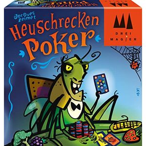 Schmidt Spiele Saltamontes Poker, Tres Mago Juego De Cartas, Multicolor Schmidt Spiele Saltamontes Poker, Tres Mago Juego De Cartas, Multicolor