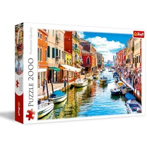 Trefl , Puzzle, Isla Murano, Venecia, de 2000 Piezas, Italia, Paisaje, Vista romántica, Rompecabezas de Vacaciones, para Adultos y niños a Partir de 12 años Trefl , Puzzle, Isla Murano, Venecia, de 2000 Piezas, Italia, Paisaje, Vista romántica, Rompecabezas de Vacaciones, para Adultos y niños a Partir de 12 años