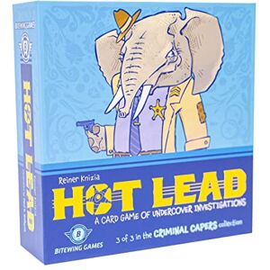 Bitewing Games Hot Lead Juego de Cartas Estrategico en Ingles con Subastas, Press-Your-Luck y Tema Criminal Bitewing Games Hot Lead Juego de Cartas Estrategico en Ingles con Subastas, Press-Your-Luck y Tema Criminal