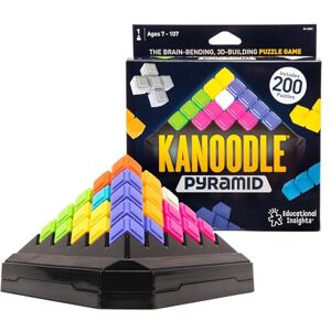 Educational Insights Learning Resources Kanoodle Pyramid Brain & Logic Challenge Game, Juegos Niños, 200 Puzzles en 2D y 3D, 7 años y más, EI-, Multicolor Educational Insights Learning Resources Kanoodle Pyramid Brain & Logic Challenge Game, Juegos Niños, 200 Puzzles en 2D y 3D, 7 años y más, EI-, Multicolor