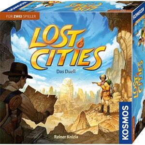 Kosmos 694135 Lost Cities Das Duel Juego de Mesa emocionante, de Aventura, para 2 Personas a Partir de 10 años, Juego Familiar Kosmos 694135 Lost Cities Das Duel Juego de Mesa emocionante, de Aventura, para 2 Personas a Partir de 10 años, Juego Familiar