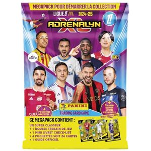 Panini ADRENALYN Ligue 1 McDonald's 2024-2025 Trading Cards Game Starter Pack (1 Carpeta + 4 Fundas + 3 Tarjetas edición Limitada + Checklist + gameboard + guía Oficial), Panini ADRENALYN Ligue 1 McDonald's 2024-2025 Trading Cards Game Starter Pack (1 Carpeta + 4 Fundas + 3 Tarjetas edición Limitada + Checklist + gameboard + guía Oficial),