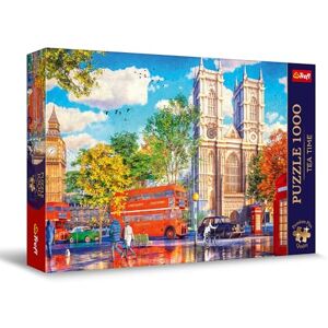 Trefl Premium Plus Quality Puzzle Tea Time: Vista de Londres 1000 Piezas, Serie de imágenes nostálgicas de Pintura, Ajuste Piezas, para Adultos y niños a Partir de 12 años Trefl Premium Plus Quality Puzzle Tea Time: Vista de Londres 1000 Piezas, Serie de imágenes nostálgicas de Pintura, Ajuste Piezas, para Adultos y niños a Partir de 12 años