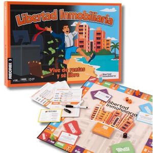 TCGFACTORY Libertad Inmobiliaria Juego de Mesa Educativo Juegos de Mesa Adulto Aprender a Invertir Board Games Libertad Financiera Juego de Mesa Adulto y Niños +14 años by Carlos Galán TCGFACTORY Libertad Inmobiliaria Juego de Mesa Educativo Juegos de Mesa Adulto Aprender a Invertir Board Games Libertad Financiera Juego de Mesa Adulto y Niños +14 años by Carlos Galán