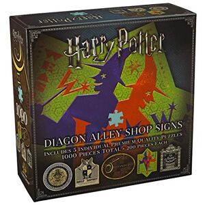 The Noble Collection Harry Potter Caja de 5 Puzzles de 200 Piezas de Tiendas del Callejón Diagón