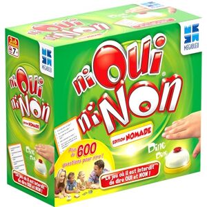 Megableu NI Sí NI No Edición Nómada Juego de Cartas Familiares a Partir de 7 años Más de 600 Preguntas Prohibido Decir sí o no con Timbre y Bolsa de Transporte 2 a 6 Jugadores en francés Megableu NI Sí NI No Edición Nómada Juego de Cartas Familiares a Partir de 7 años Más de 600 Preguntas Prohibido Decir sí o no con Timbre y Bolsa de Transporte 2 a 6 Jugadores en francés