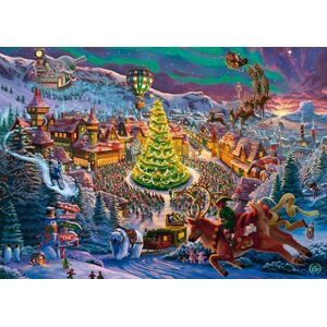 Schmidt Spiele 58609 Santa's North Pole, Zac Kinkade, Puzzle de 1000 Piezas Schmidt Spiele 58609 Santa's North Pole, Zac Kinkade, Puzzle de 1000 Piezas