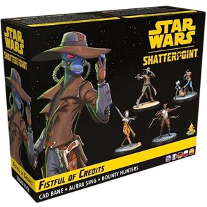 Asmodee Star Wars Shatterpoint – Pack de Escuadra Fistful of Credits, Incluye Cad Bane, Aurra Sing y Cazarrecompensas, Expansión de Miniaturas para 2 Jugadores, 14+ Años, 90 Minutos, Español Asmodee Star Wars Shatterpoint – Pack de Escuadra Fistful of Credits, Incluye Cad Bane, Aurra Sing y Cazarrecompensas, Expansión de Miniaturas para 2 Jugadores, 14+ Años, 90 Minutos, Español