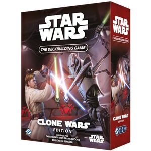 Fantasy Flight Games Asmodee Star Wars: The Deckbuilding Game Clone Wars, Juego de Cartas de Estrategia, A Partir de 12 Años, para 2 Jugadores, 30 Minutos por Partida, Español Fantasy Flight Games Asmodee Star Wars: The Deckbuilding Game Clone Wars, Juego de Cartas de Estrategia, A Partir de 12 Años, para 2 Jugadores, 30 Minutos por Partida, Español
